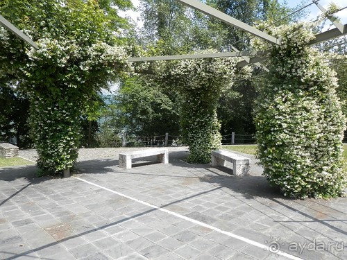 Бергамо - замок San Vigilio и холмы за городом