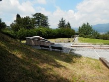 Бергамо - замок San Vigilio и холмы за городом