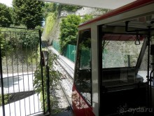 Бергамо - замок San Vigilio и холмы за городом