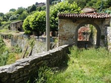 Бергамо - замок San Vigilio и холмы за городом