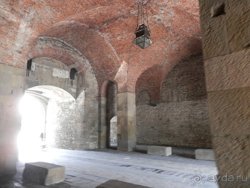 Бергамо - замок San Vigilio и холмы за городом