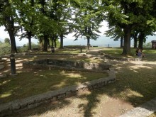 Бергамо - замок San Vigilio и холмы за городом