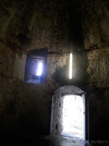 Бергамо - замок San Vigilio и холмы за городом