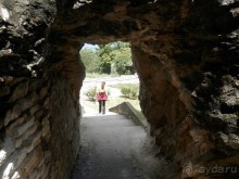 Бергамо - замок San Vigilio и холмы за городом