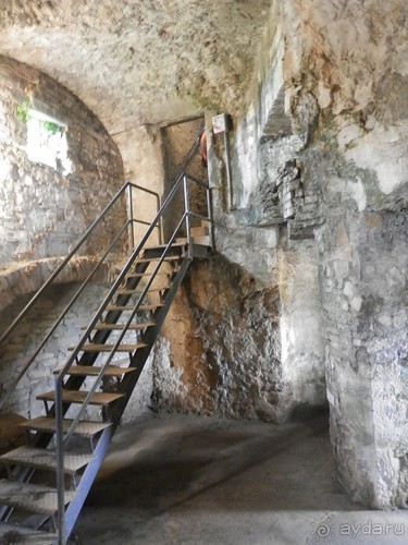 Бергамо - замок San Vigilio и холмы за городом