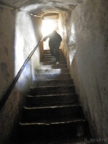 Бергамо - замок San Vigilio и холмы за городом