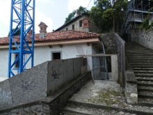 Бергамо - замок San Vigilio и холмы за городом