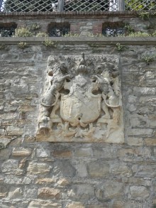 Бергамо - замок San Vigilio и холмы за городом