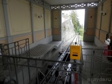 Бергамо - замок San Vigilio и холмы за городом