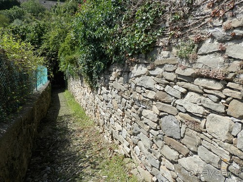 Бергамо - замок San Vigilio и холмы за городом