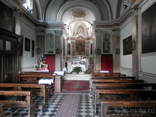 Бергамо - замок San Vigilio и холмы за городом