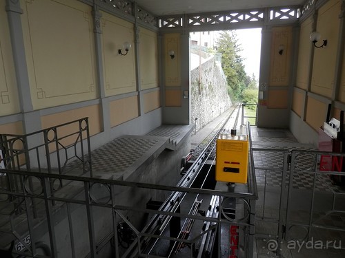 Бергамо - замок San Vigilio и холмы за городом