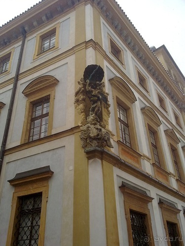 Прага под снегом