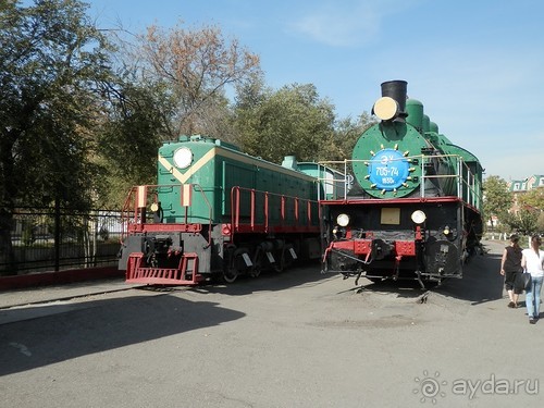 Музей паровозов в Ташкенте