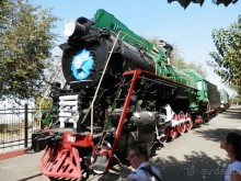 Музей паровозов в Ташкенте