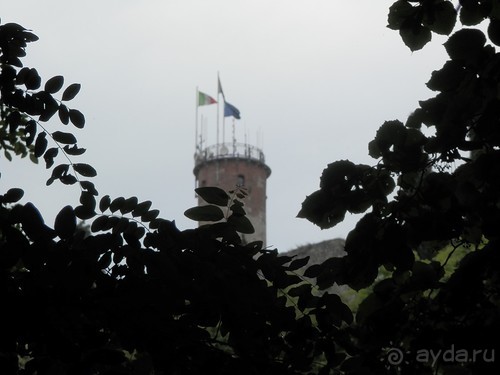 Замок в Брешиа и немного по городу