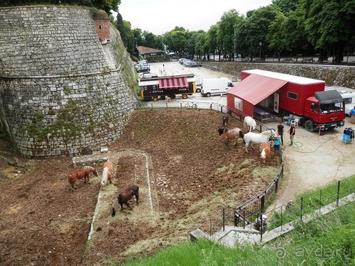 Замок в Брешиа и немного по городу