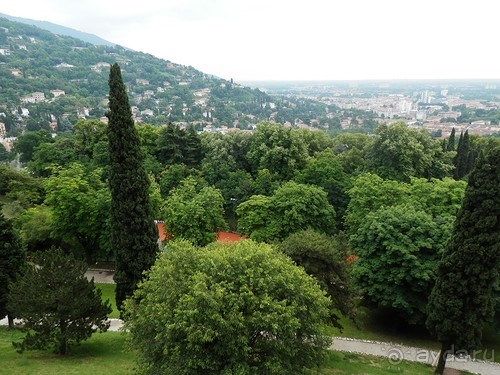 Замок в Брешиа и немного по городу
