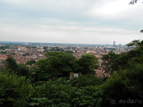 Замок в Брешиа и немного по городу