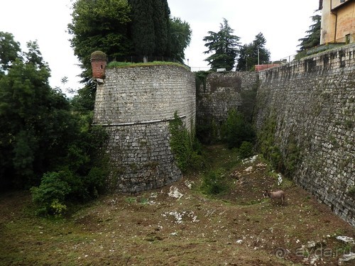 Замок в Брешиа и немного по городу
