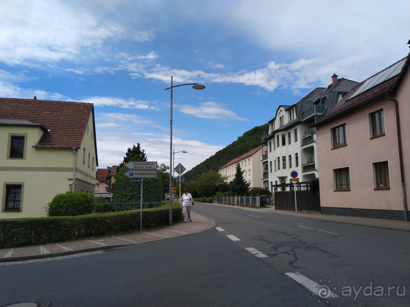 Дрезден, Германия. Саксонская Швейцария – курорт Бад-Шандоу.