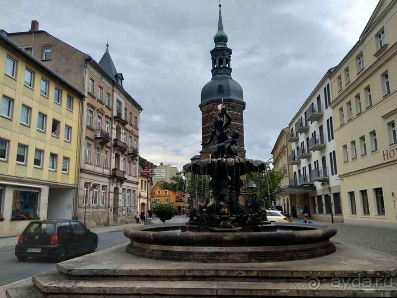 Дрезден, Германия. Саксонская Швейцария – курорт Бад-Шандоу.