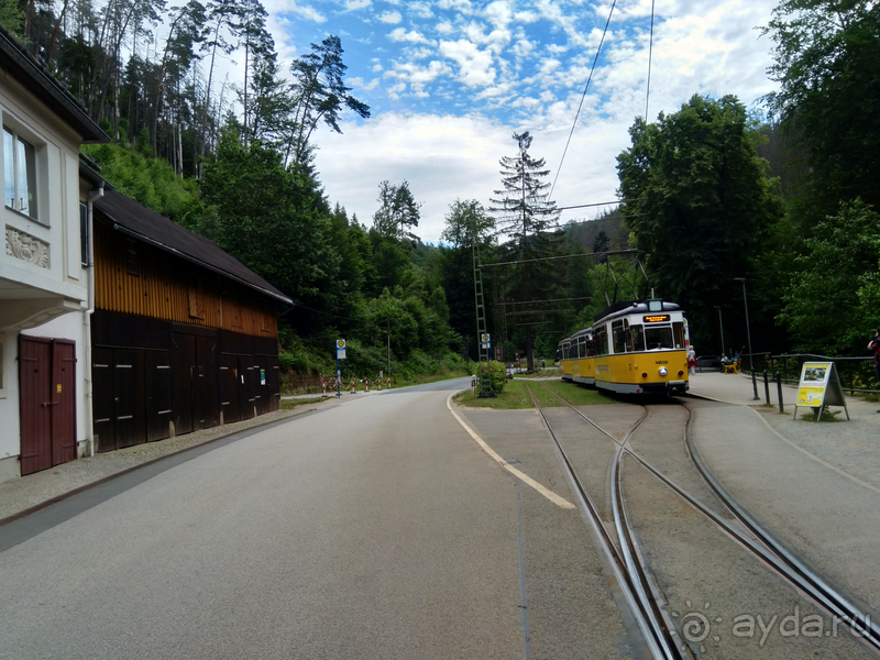 Дрезден, Германия. Саксонская Швейцария – курорт Бад-Шандоу.