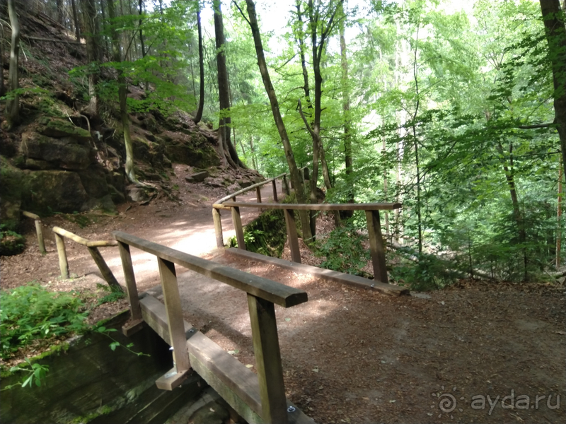Дрезден, Германия. Саксонская Швейцария – курорт Бад-Шандоу.