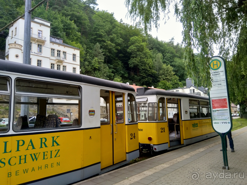 Дрезден, Германия. Саксонская Швейцария – курорт Бад-Шандоу.
