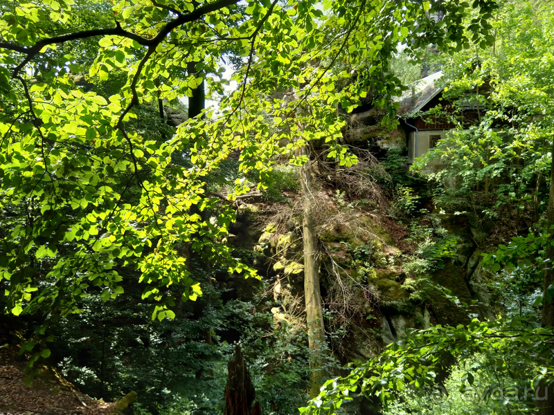Дрезден, Германия. Саксонская Швейцария – курорт Бад-Шандоу.