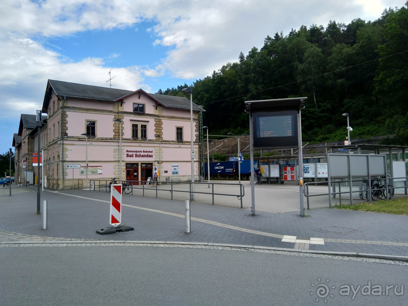 Дрезден, Германия. Саксонская Швейцария – курорт Бад-Шандоу.