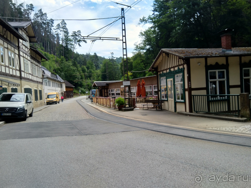 Дрезден, Германия. Саксонская Швейцария – курорт Бад-Шандоу.
