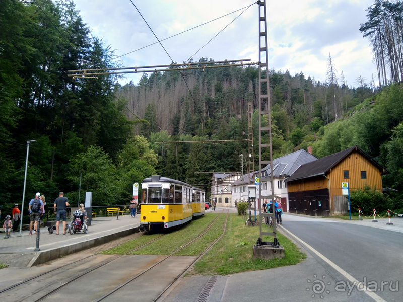 Дрезден, Германия. Саксонская Швейцария – курорт Бад-Шандоу.