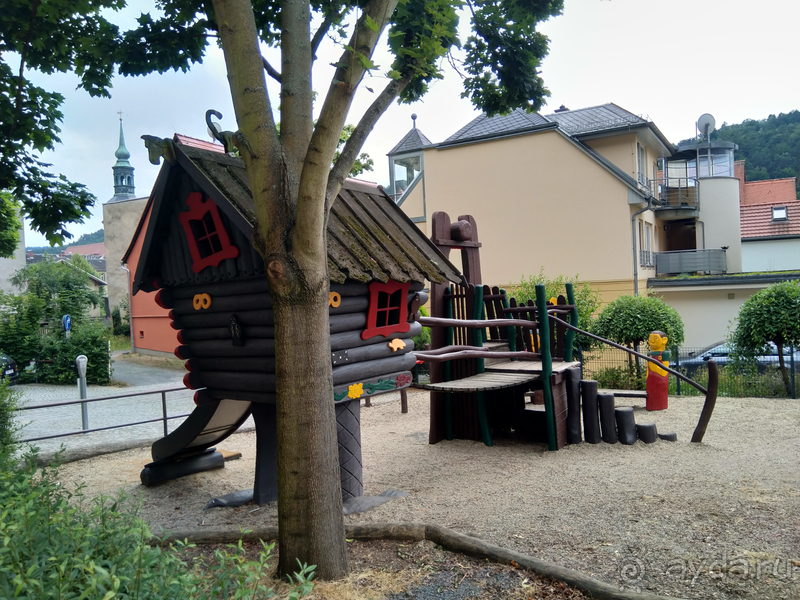 Дрезден, Германия. Саксонская Швейцария – курорт Бад-Шандоу.