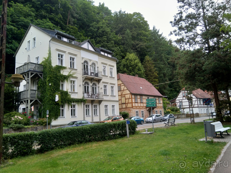 Дрезден, Германия. Саксонская Швейцария – курорт Бад-Шандоу.