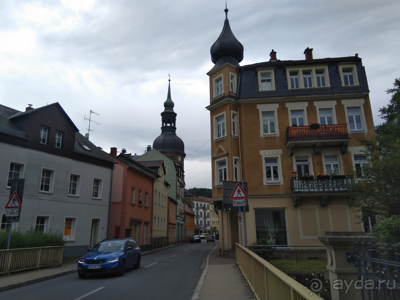 Дрезден, Германия. Саксонская Швейцария – курорт Бад-Шандоу.