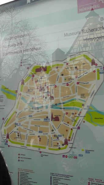 Нюрнберг, Германия. Старый город  – часть II.