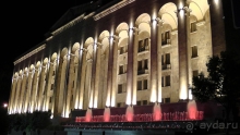 Грузия, Тбилиси. Попала в Грузию в карантин и я попала…Ночной Тбилиси, пл.Свободы и проспект Руставели.