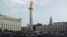 Грузия, Тбилиси. Попала в Грузию в карантин и я попала…Ночной Тбилиси, пл.Свободы и проспект Руставели.