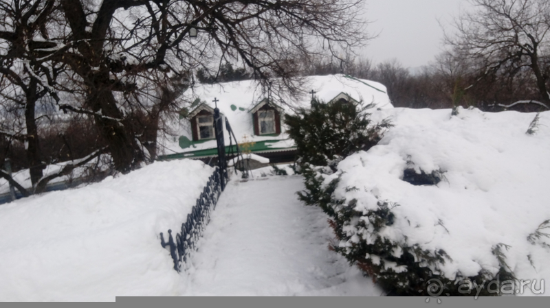 Киев, Ботанический сад. Весна-лето, осень-зима, а в середине Вечность! Вечность - Ионинского монастыря.