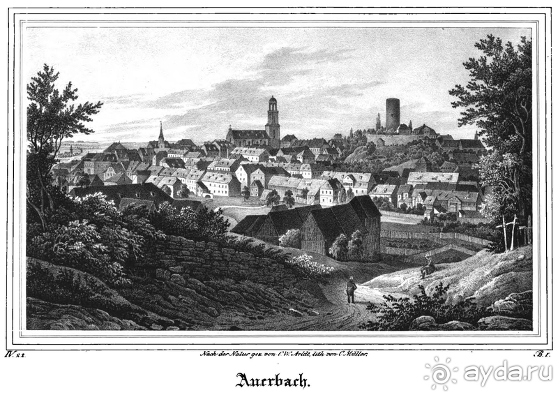 Саксония, Германия. Малые городки – Ауэрбах, Вердау, Вислау-Хаслоу, Киршберг, Цвениц.