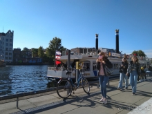 Берлин, Германия. Туристический кусочек Берлинской стены.