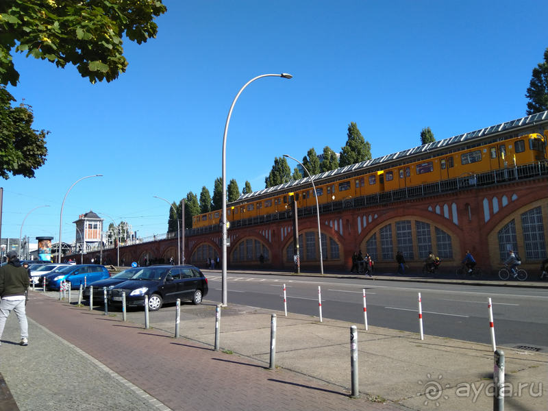 Берлин, Германия. Туристический кусочек Берлинской стены.