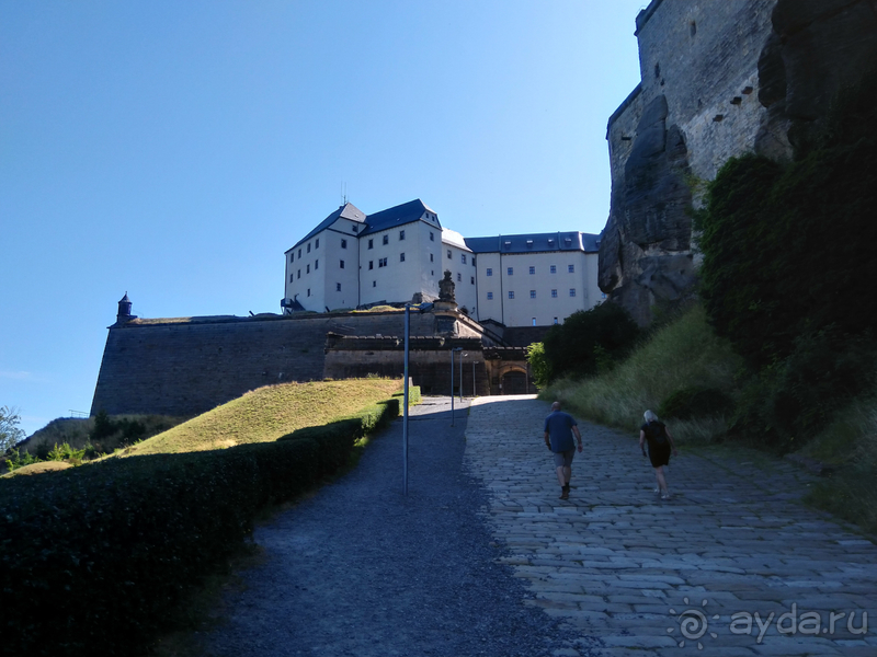 Дрезден, Германия. Саксонская Швейцария – крепость Кенигштайн.