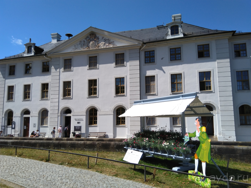 Дрезден, Германия. Саксонская Швейцария – крепость Кенигштайн.