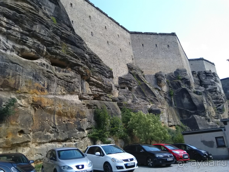 Дрезден, Германия. Саксонская Швейцария – крепость Кенигштайн.