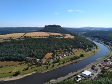 Дрезден, Германия. Саксонская Швейцария – крепость Кенигштайн.