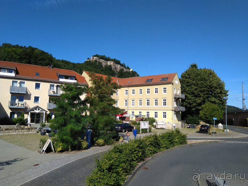 Дрезден, Германия. Саксонская Швейцария – крепость Кенигштайн.