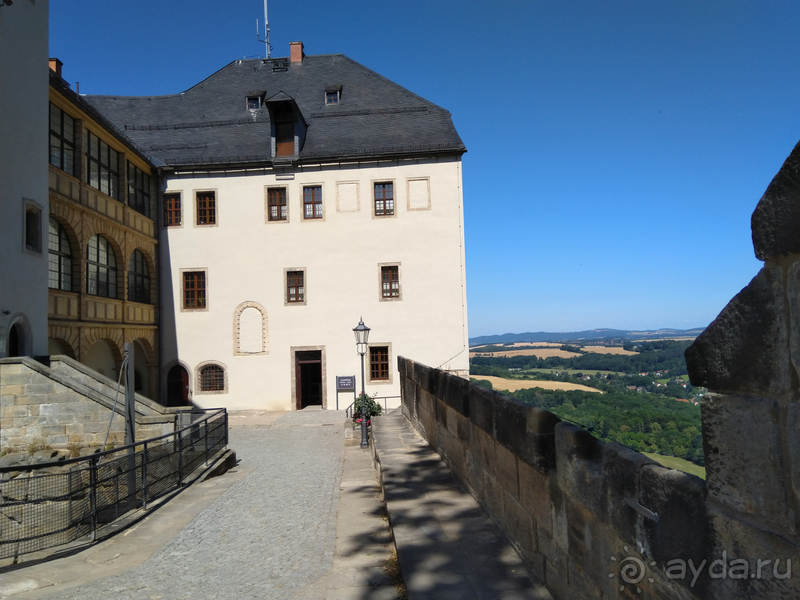 Дрезден, Германия. Саксонская Швейцария – крепость Кенигштайн.