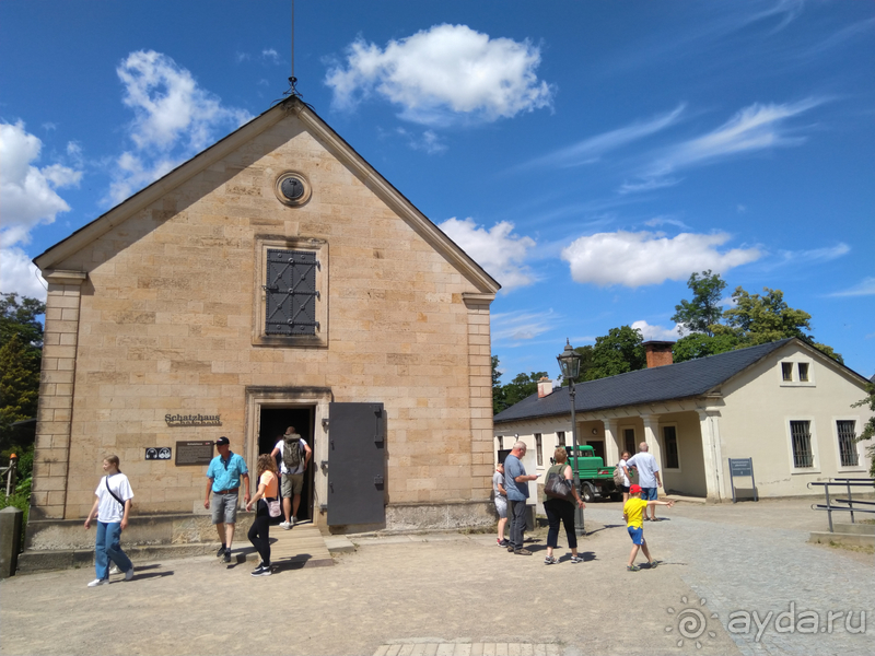 Дрезден, Германия. Саксонская Швейцария – крепость Кенигштайн.
